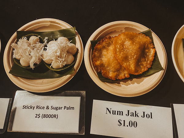 Delicious street food at Phare Circus