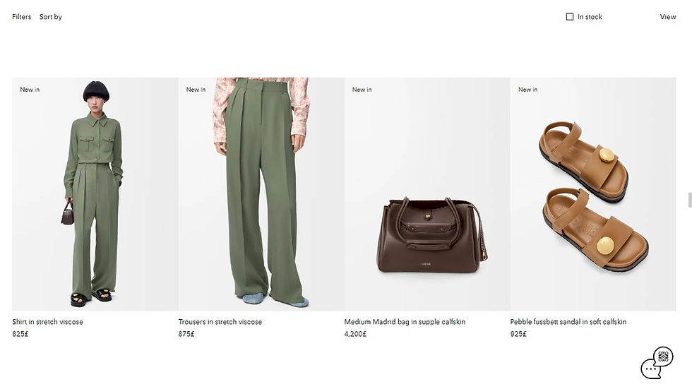 Or: Jacket – trousers – bag – shoes