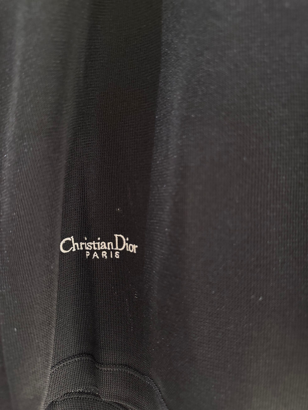 Thumbnail: DIOR Ribbed Silk Short-Sleeved Sweater, Black