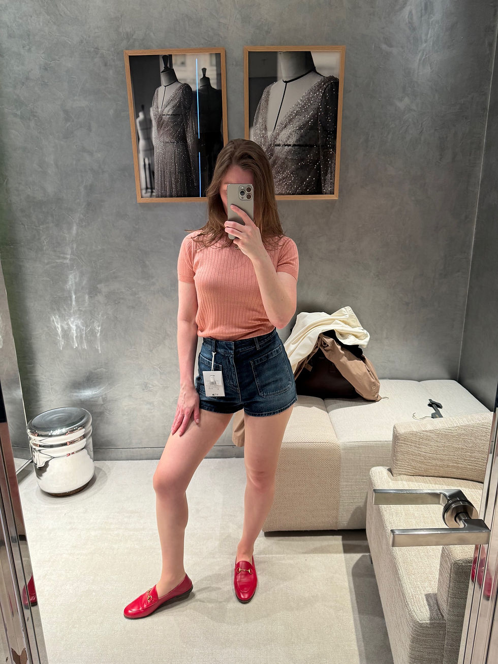 Thumbnail: DIOR Shorts in Blue Stonewashed Cotton Denim