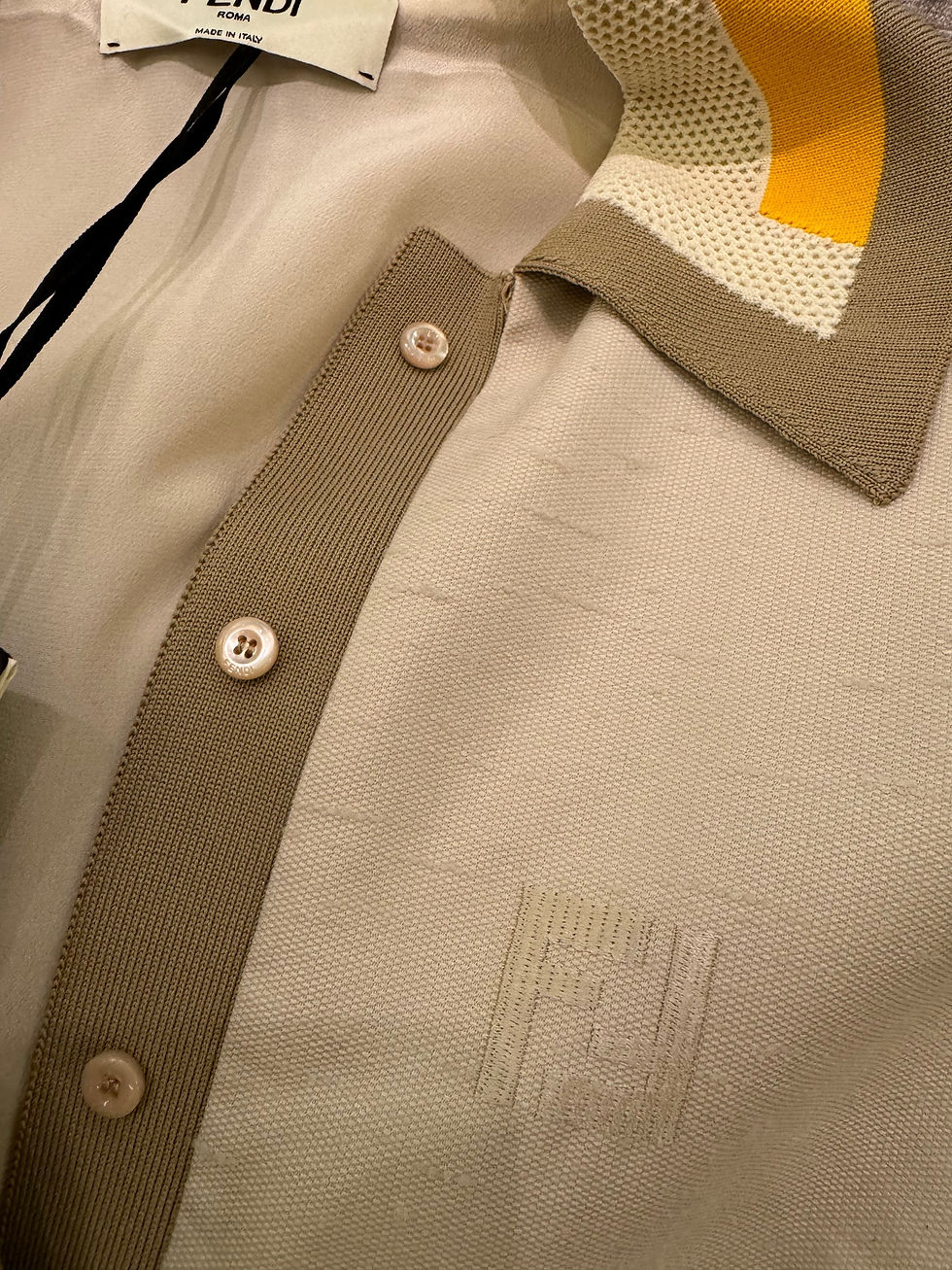 Thumbnail: FENDI Beige Cotton Dress