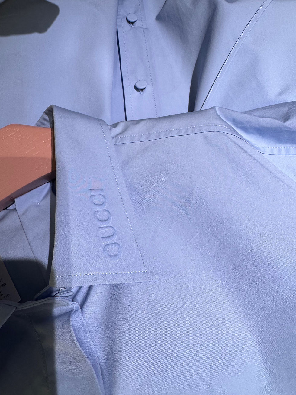 Thumbnail: GUCCI Cotton Shirt With Gucci Embroidery