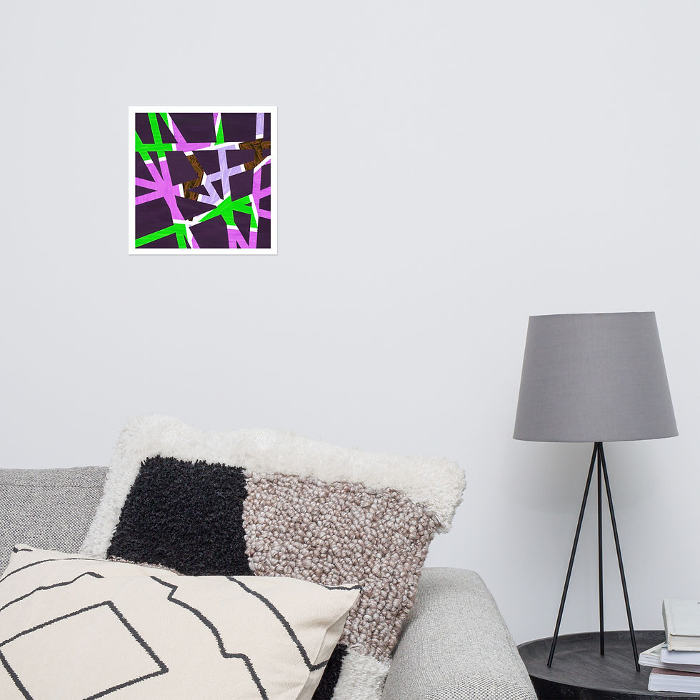 Thumbnail: Road to Know Where - Purple • Art Print
