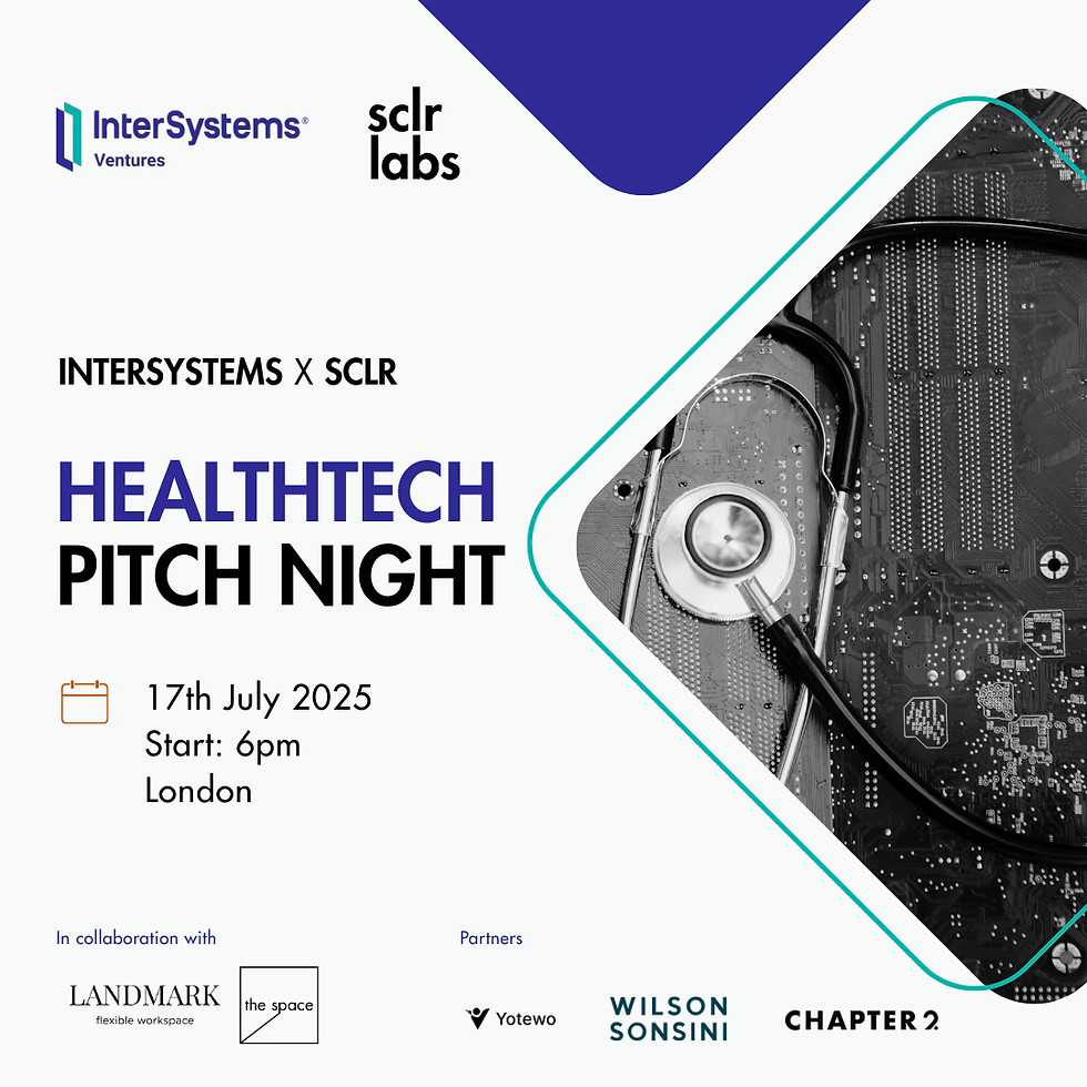 InterSystems X Sclr | HealthTech Pitch Night