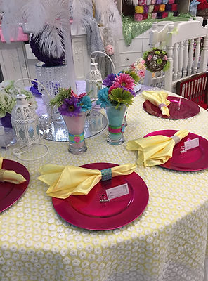 Jody's Decor showroom photo - wedding decor