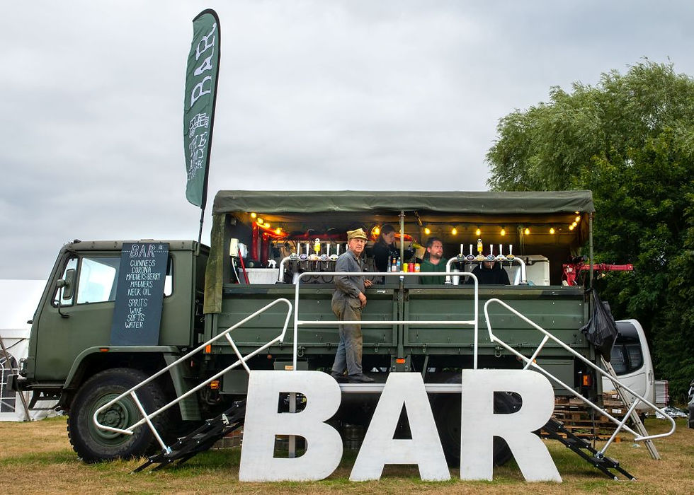 Plenty of food and drink to be had. Photo by Rob Tysall.