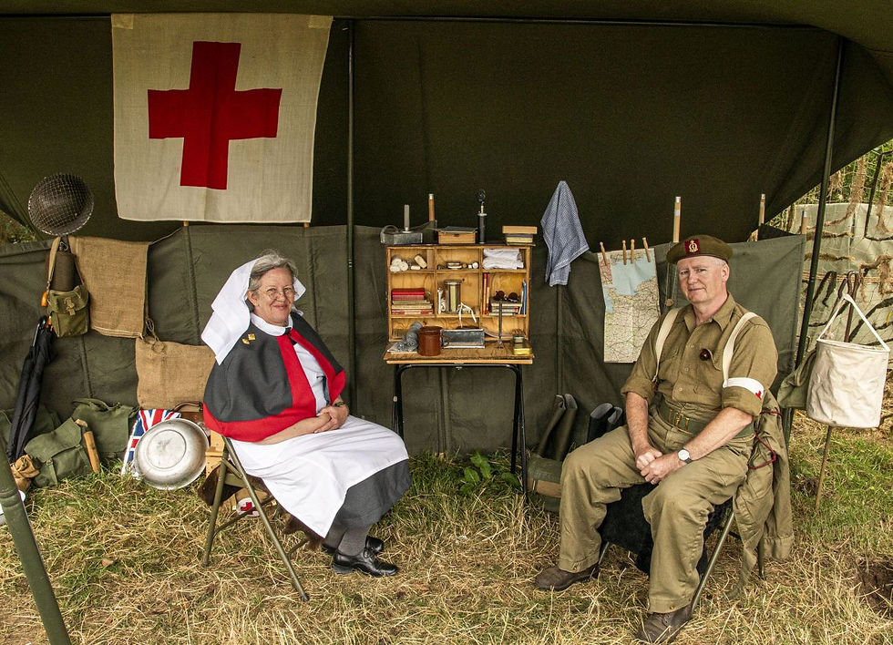 See reenactment groups. Photo by Rob Tysall.
