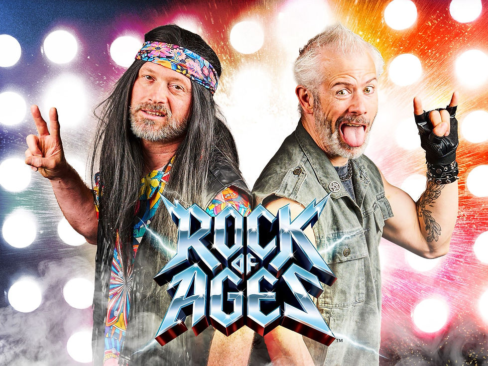 Phil Spencer as Dennis Dupree (L) and Dan Gough as Lonny (R). Photographer Robert Warner; post-production Mark Plastow.
