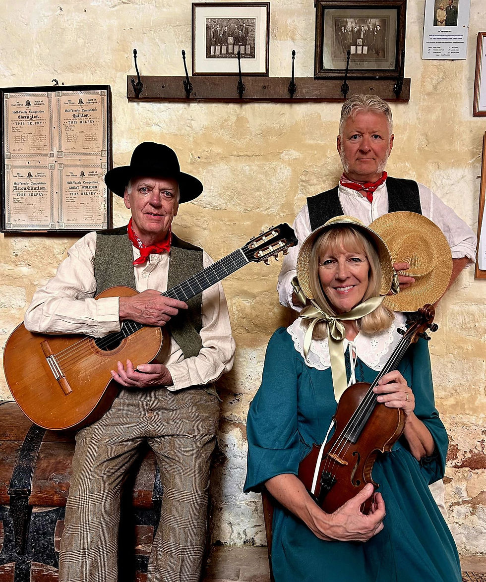 Alan Clark, Mark Carey and Catherine Clark. Photo courtesy of Stratford Theatre Company.