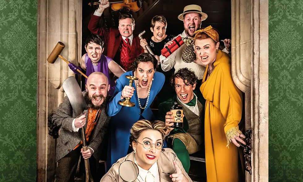 The cast of Murder She Didn't Write. Photo credit Degrees of Error.