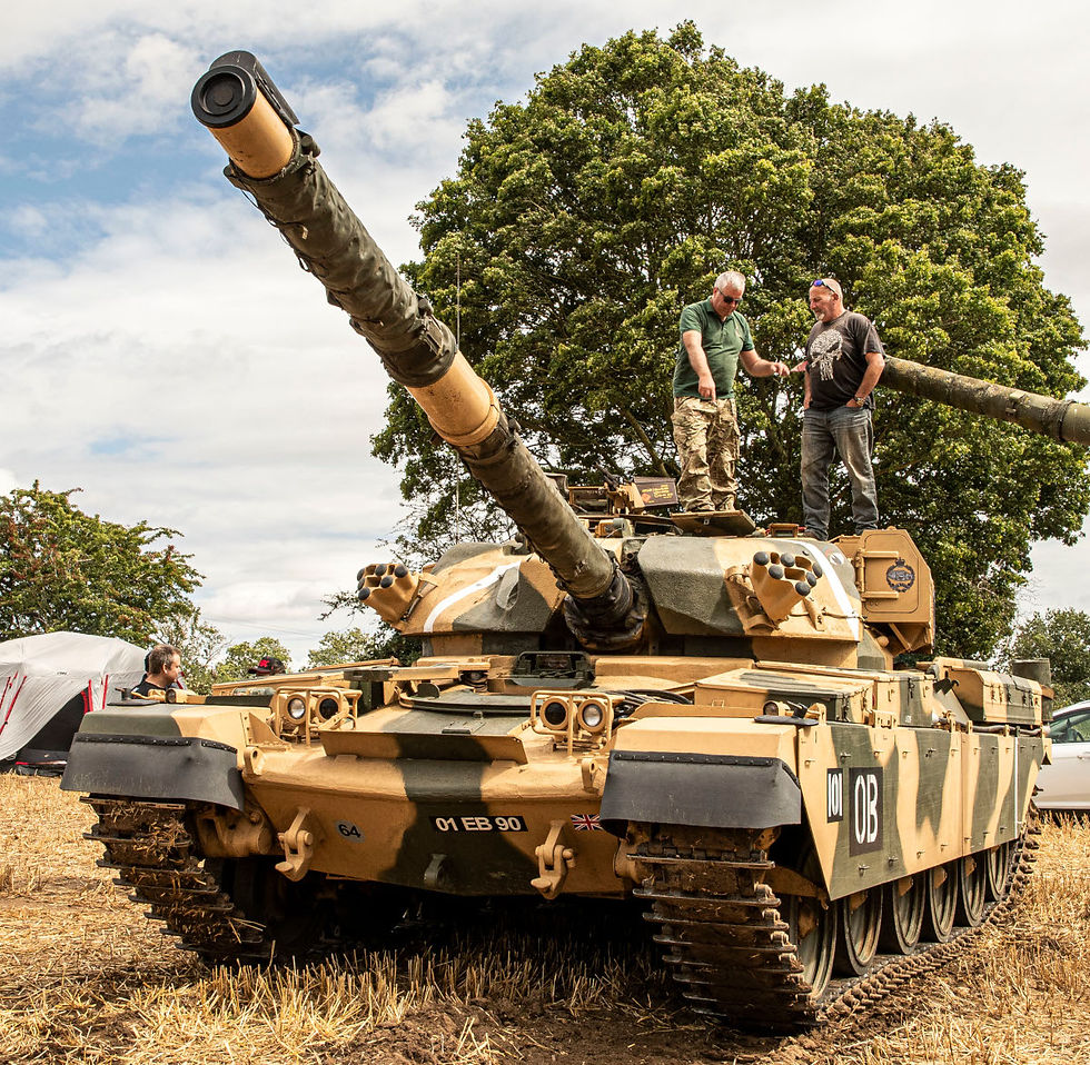 Get up close to main battle tanks. Photo by Rob Tysall.