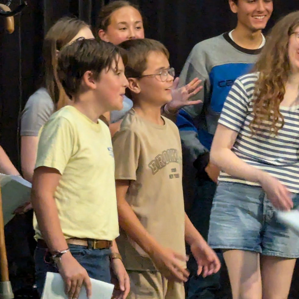 Rehearsals at The Dream Factory. Photo courtesy of Playbox Theatre.