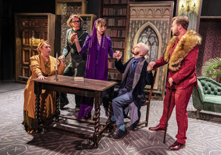 Madcap comedy in a made-up murder mystery