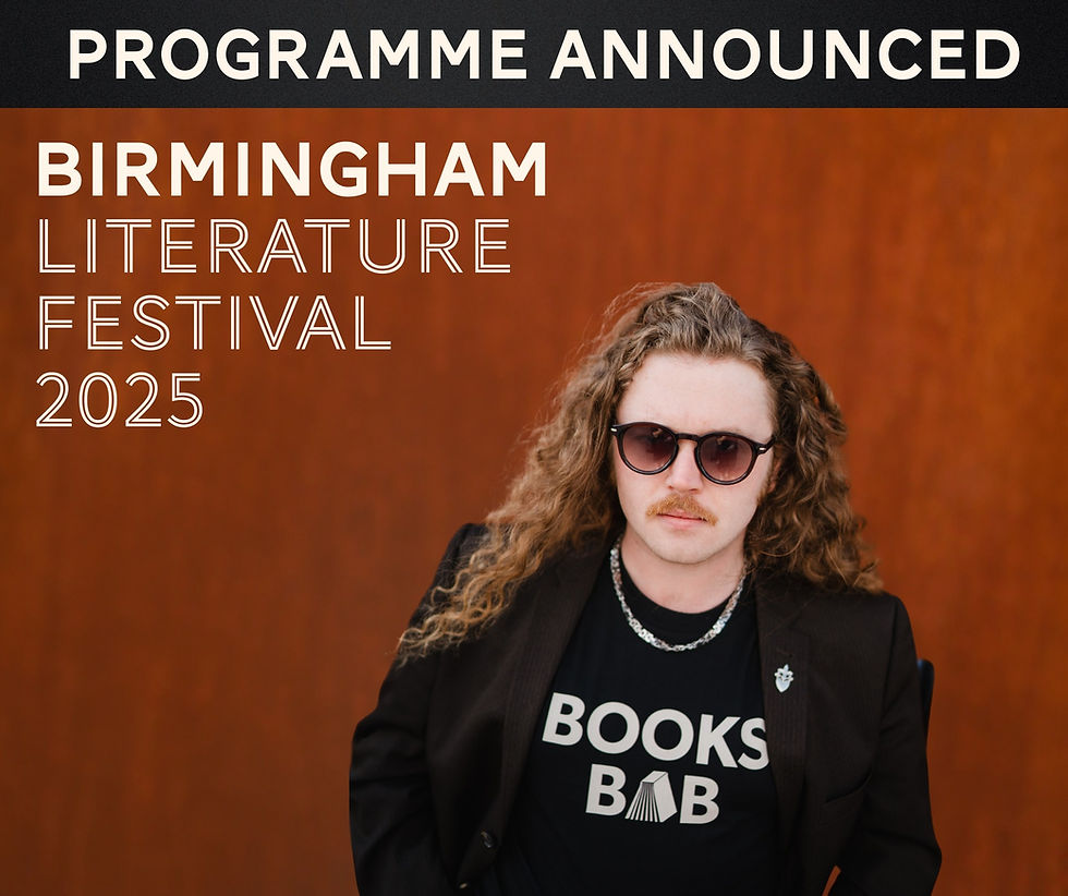 Image courtesy of Birmingham Literature Festival.