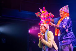 Bat out of hell: neon mammal fails to eclipse skateboarding duo in Belgrade family comedy.