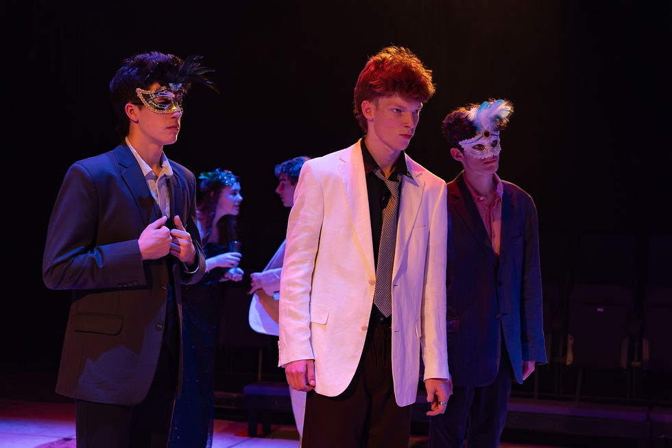 Connor Davis as Tybalt (centre). Photo by Lucy Barriball.