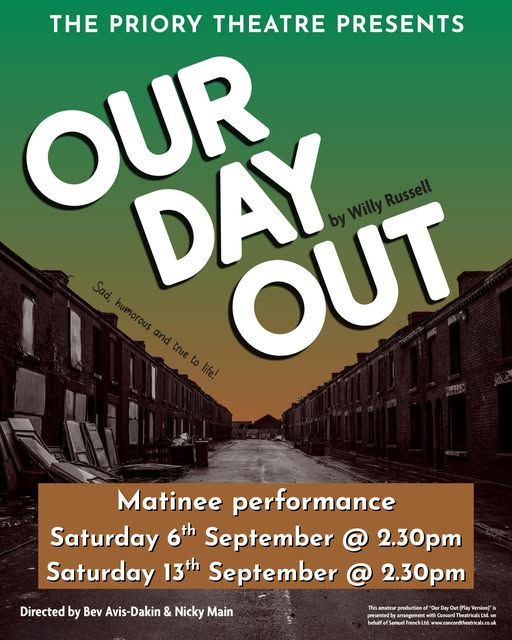 At the Priory Theatre in September.