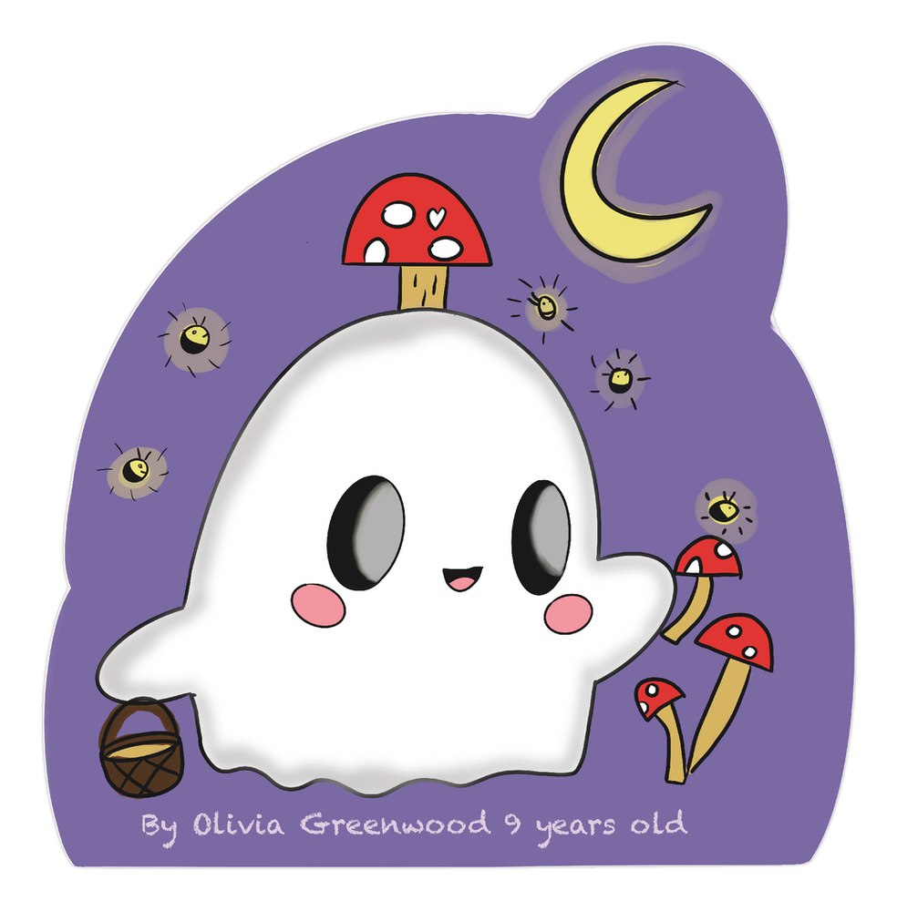 Mushy Boo Vinyl Sticker