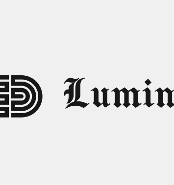 Lumina logo with interlocking circular symbol