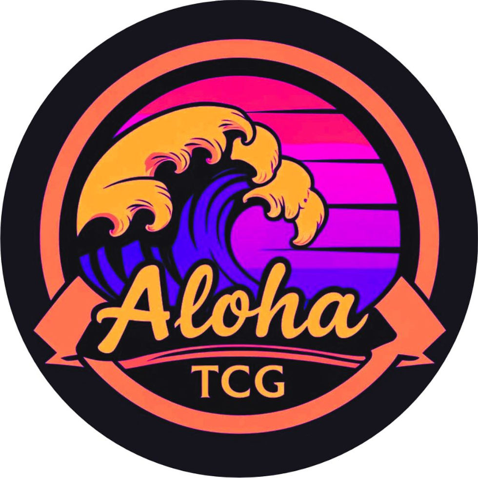Aloha TCG round blacklight electric glow