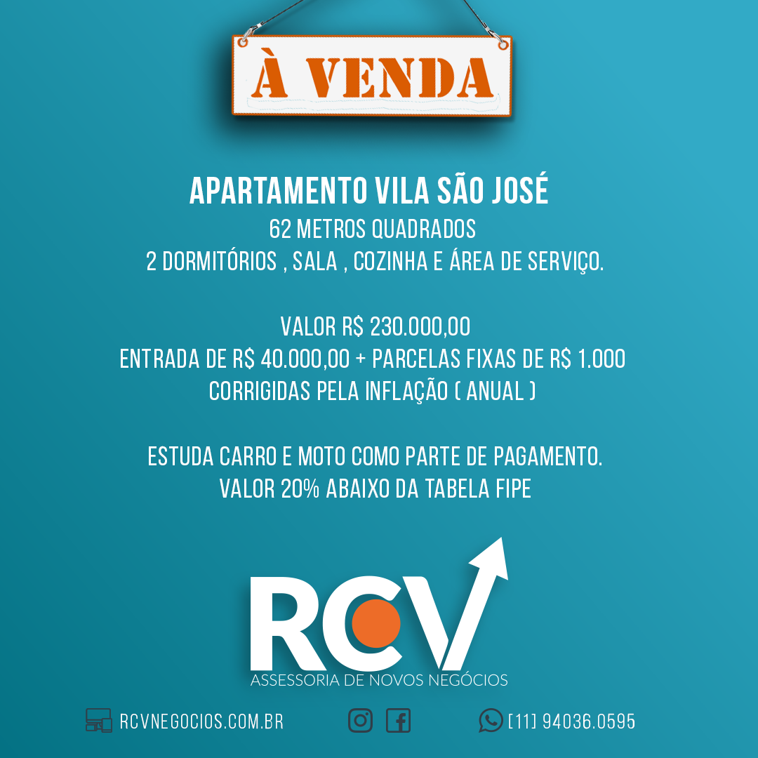 🏘 Apartamento Vila São José 🏡