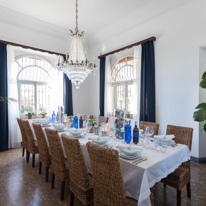Dinning Room perfect for events in Villa Maresme
