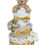 Thumbnail: Three tier neutral teddy nappy cake in beige