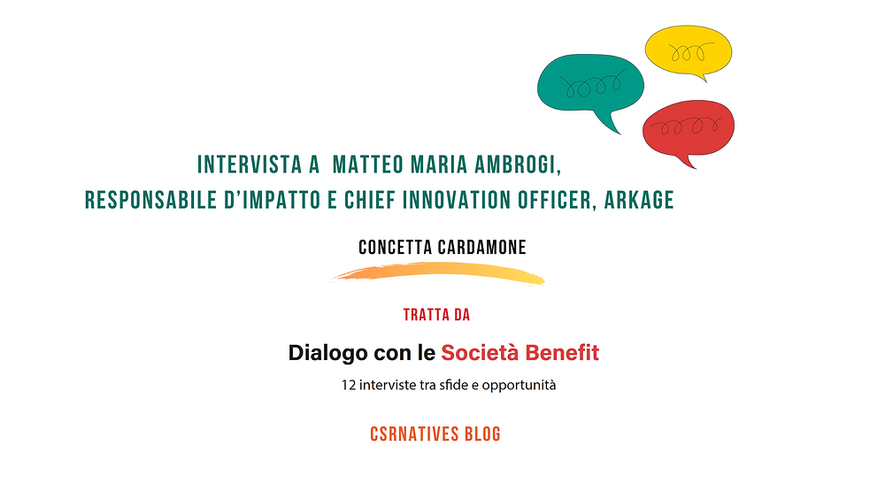 Intervista a Matteo Maria Ambrogi, Resp. d’impatto e Chief Innovation