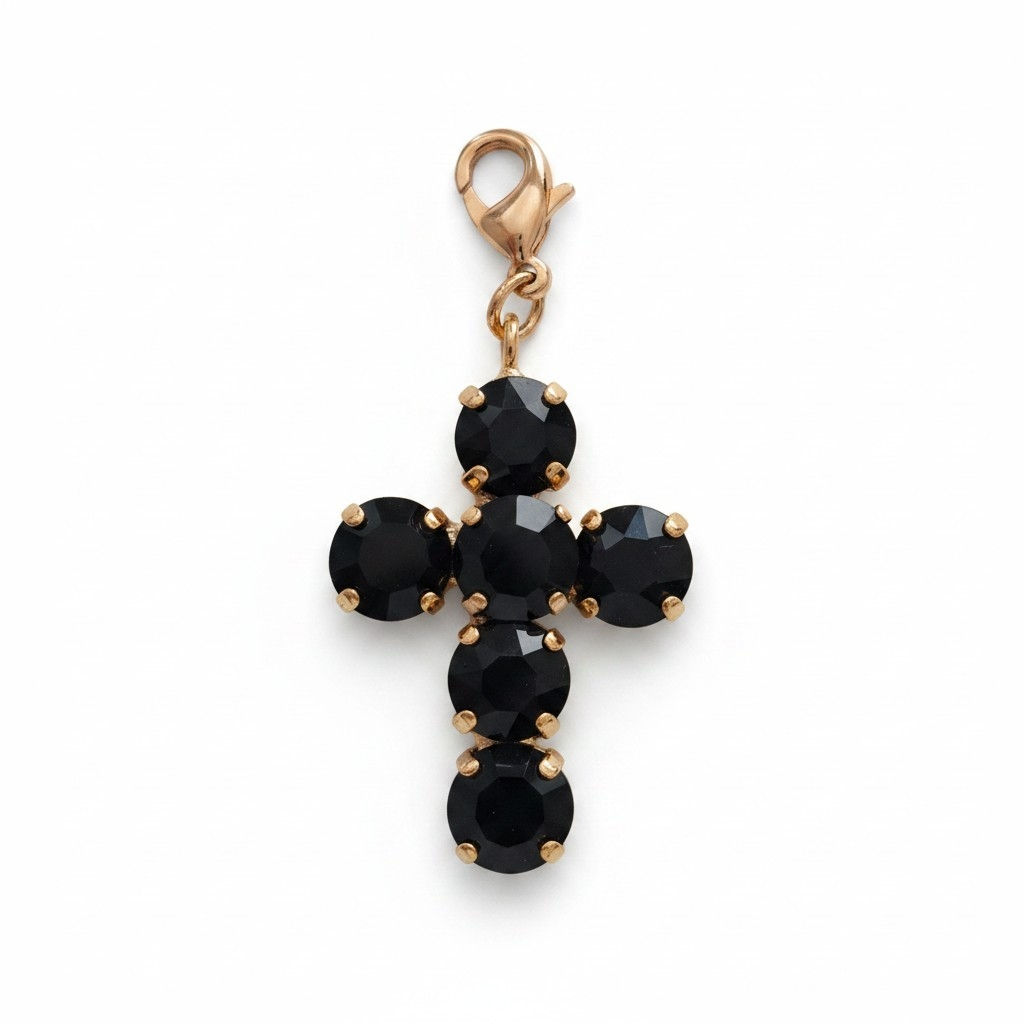 Rock Chick cross pendant