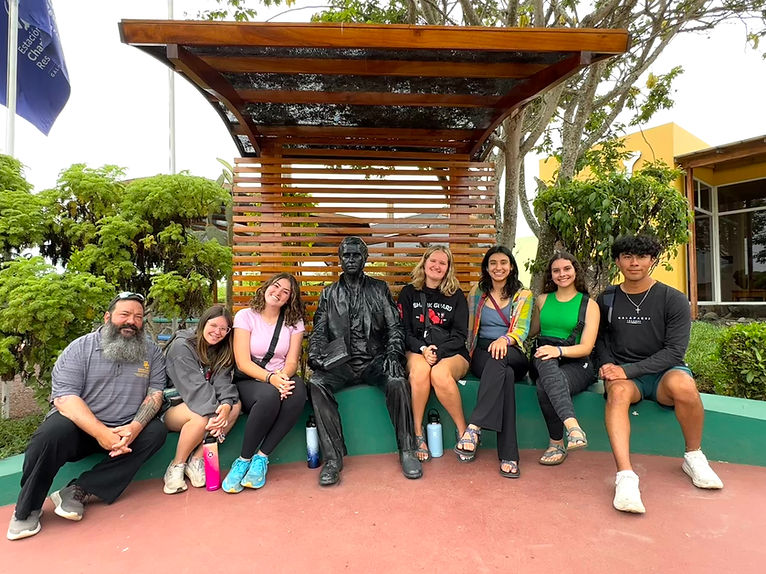 2024 group at the Charles Darwin Research Center on Santa Cruz