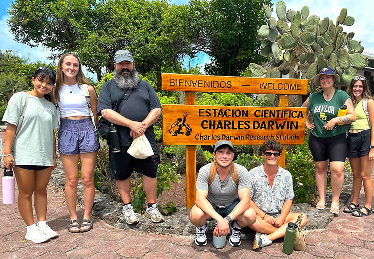 2023 group at the Charles Darwin Research Center on Santa Cruz