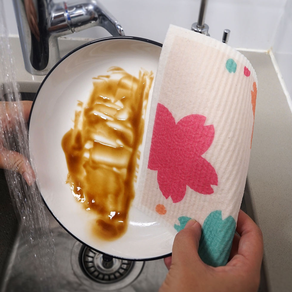 縮圖：Sakura Oriental Autumn Cellulose Sponge Cloth (Sakara)