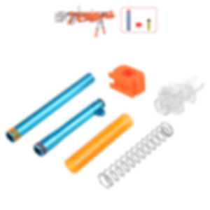 Worker Metal Short Dart Breech Kit for Nerf RaptorStrike