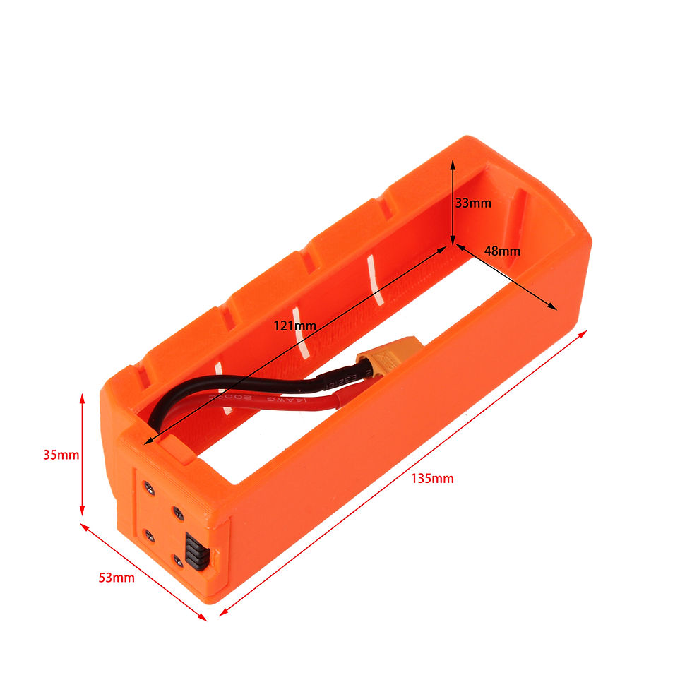 Thumbnail: Worker LiPo Battery Case Shell for Nerf Perses