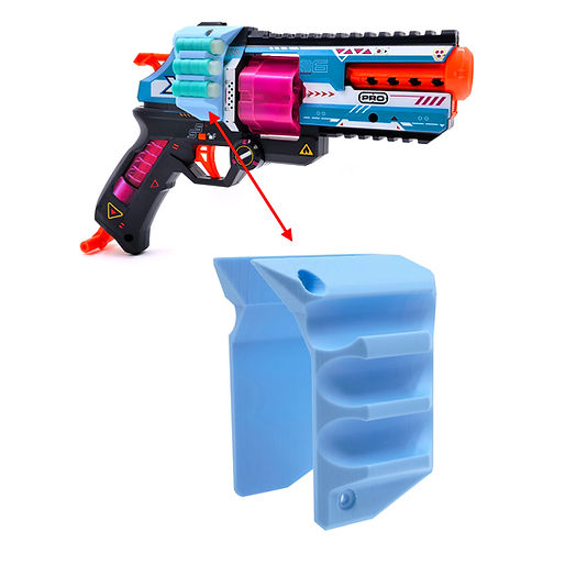 Tactical 6-Dart Side Saddle Holder for X-Shot Break Barrel