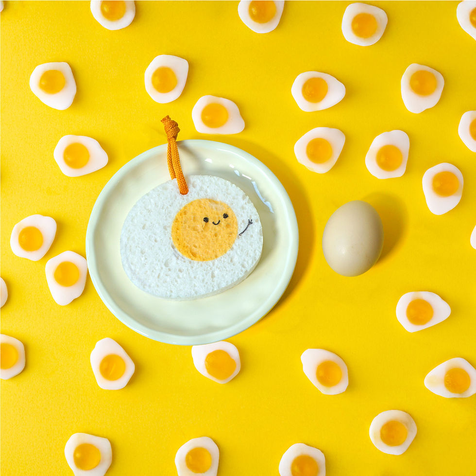Thumbnail: muloo Hello Egg Cellulose Pop Up Sponges