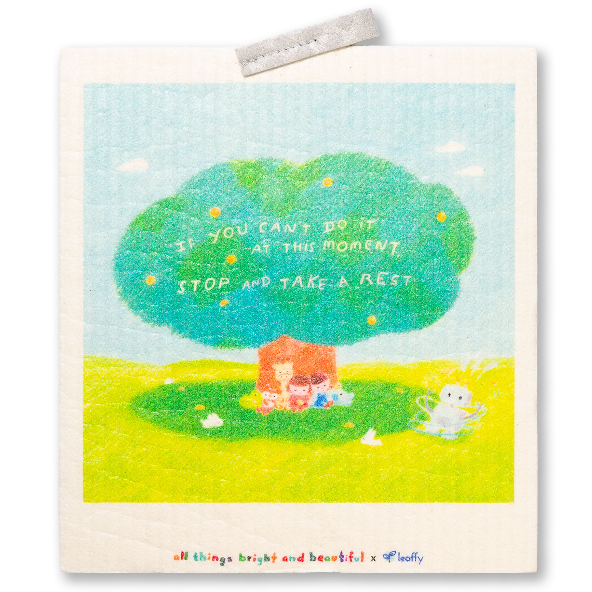 All Things Bright and Beautiful #Human Rest DishCloth