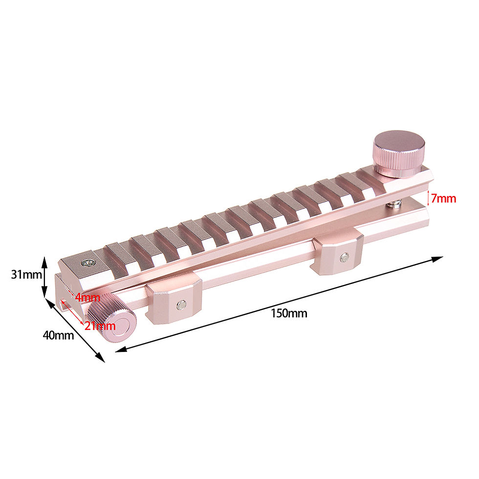 Thumbnail: Worker Metal Picatinny Elevation Adjustable Rail