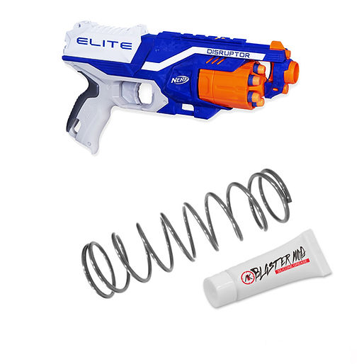 Nerf トイガン DISRUPTOR付き Nerf Disruptor Elite Blaster N-Strike 6 Dart Toy Gun | eBay