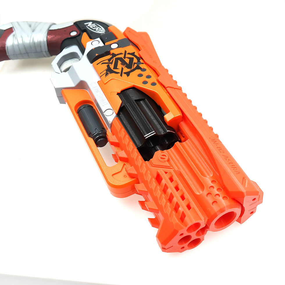 MaLiang 3D JN02 Asura Pistol Barrel Set for Nerf HammerShot