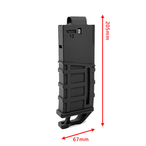 12 Rounds Magazine for ZWQ S400 Zebra | AK Blaster MOD