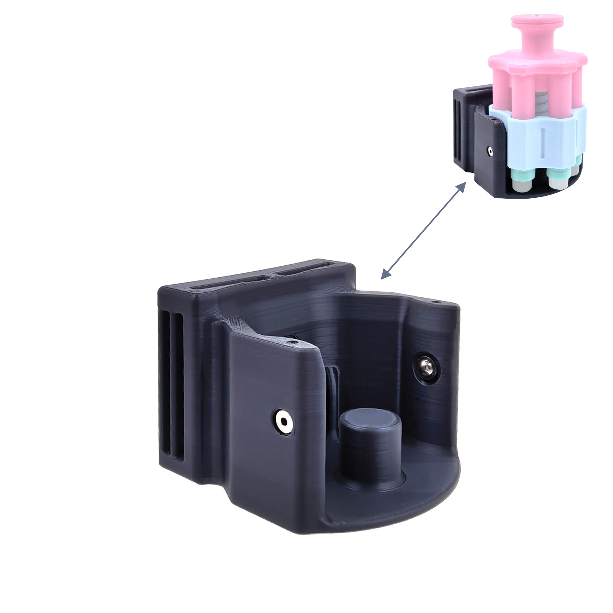 Speed Dart Loader Holder Mount for X-Shot Break-Barrel SpinShot