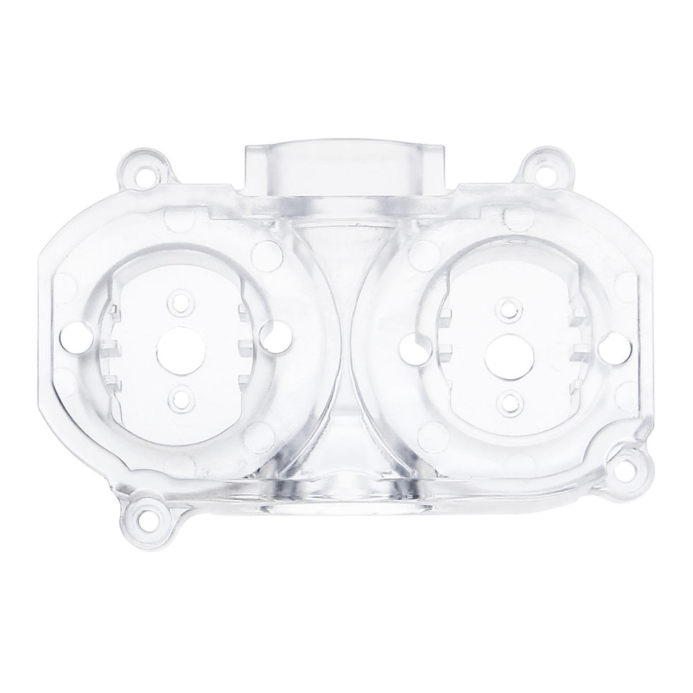 Thumbnail: Worker Canted Clear Motor Flywheel Cage for Nerf Stryfe Rapidstrike