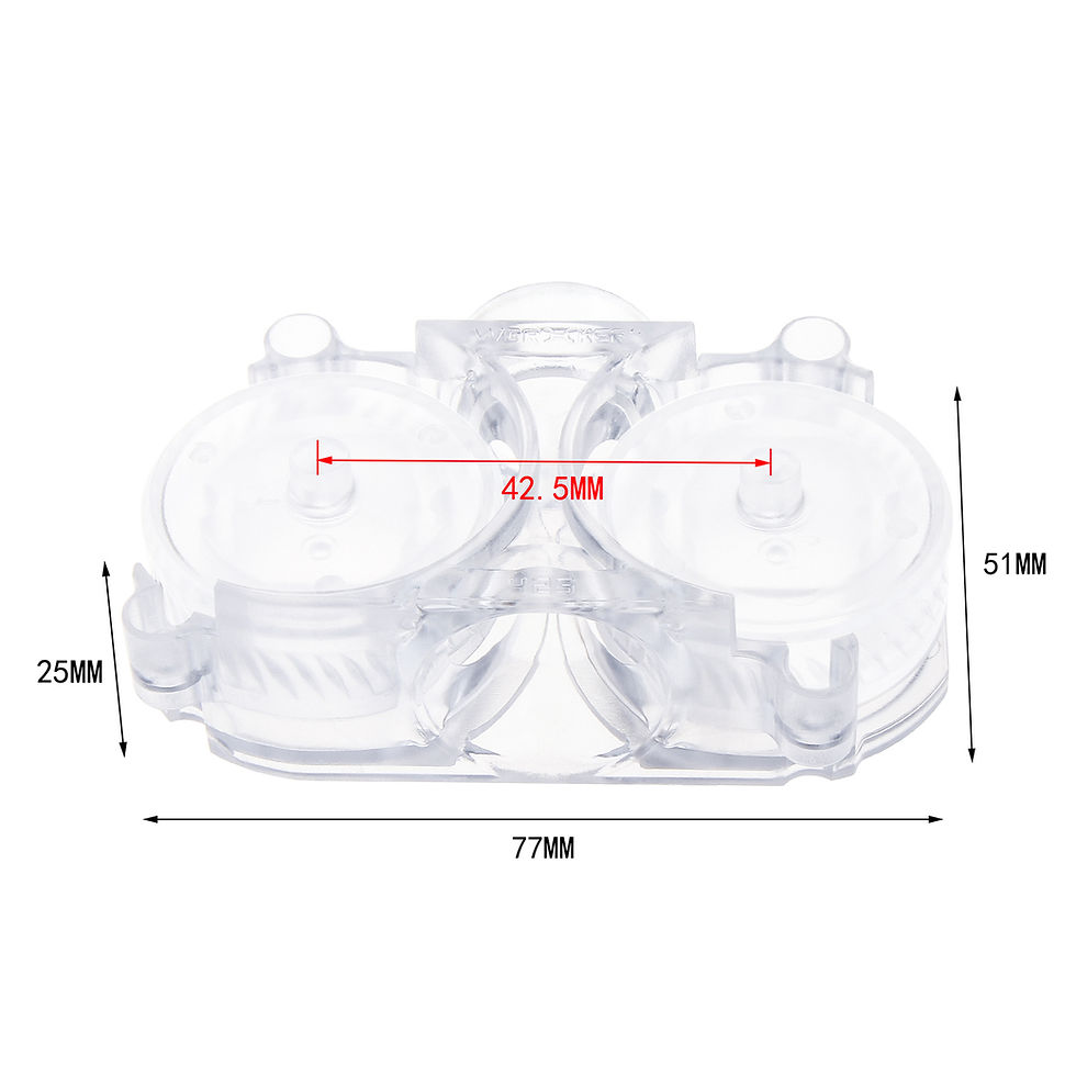 Thumbnail: Worker Clear Motor Flywheel Cage for Nerf Stryfe Rapidstrike