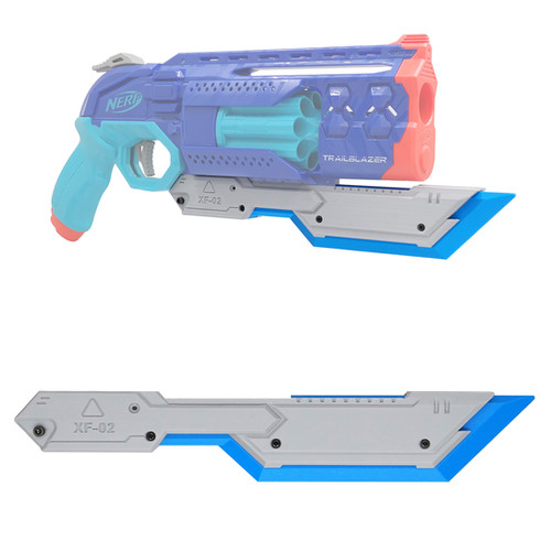 AKBM 3D Rail Blade XF-02 for Nerf Trailblazer | AK Blaster MOD