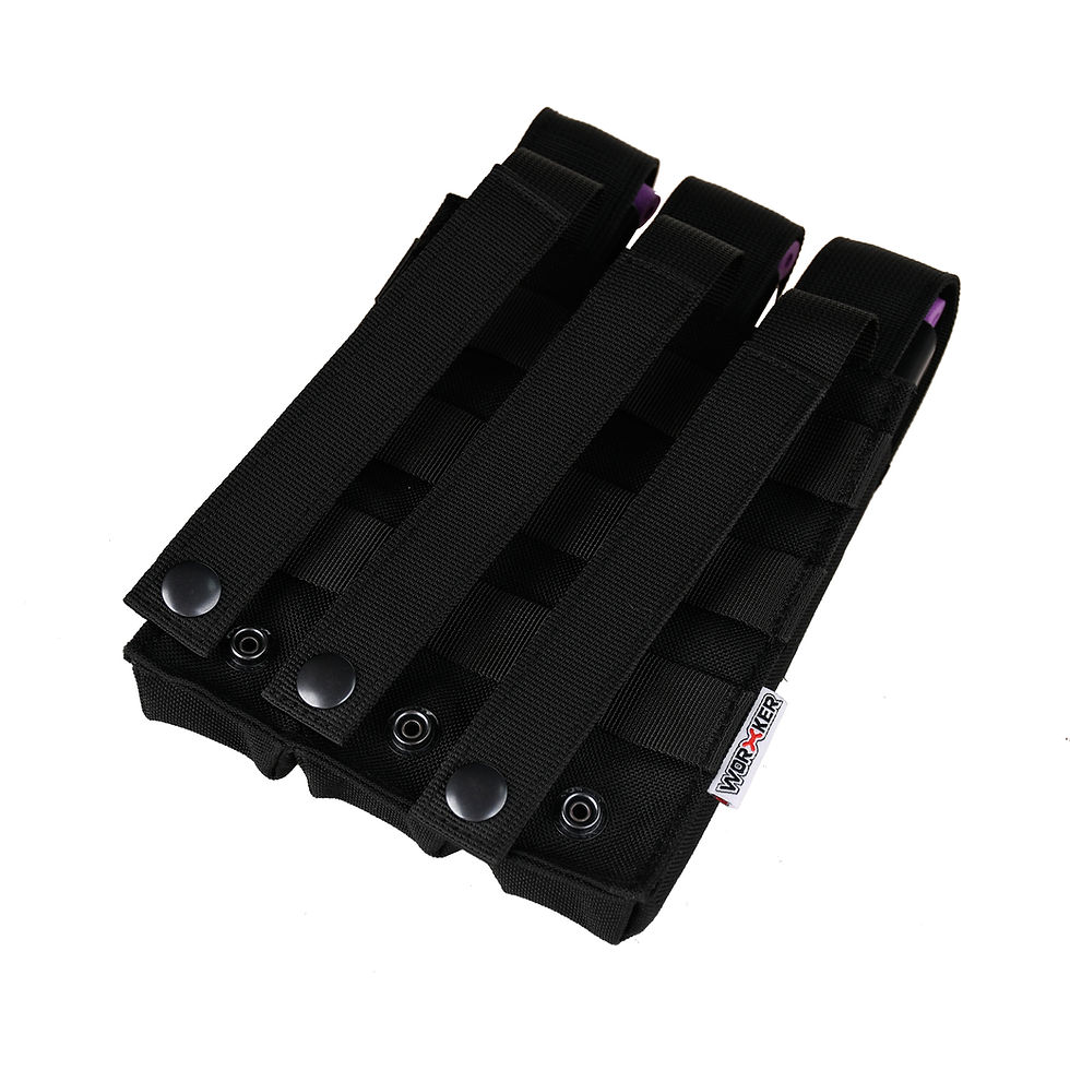 Thumbnail: Worker Triple Clip Pouch for Mini Talon short darts Magazine