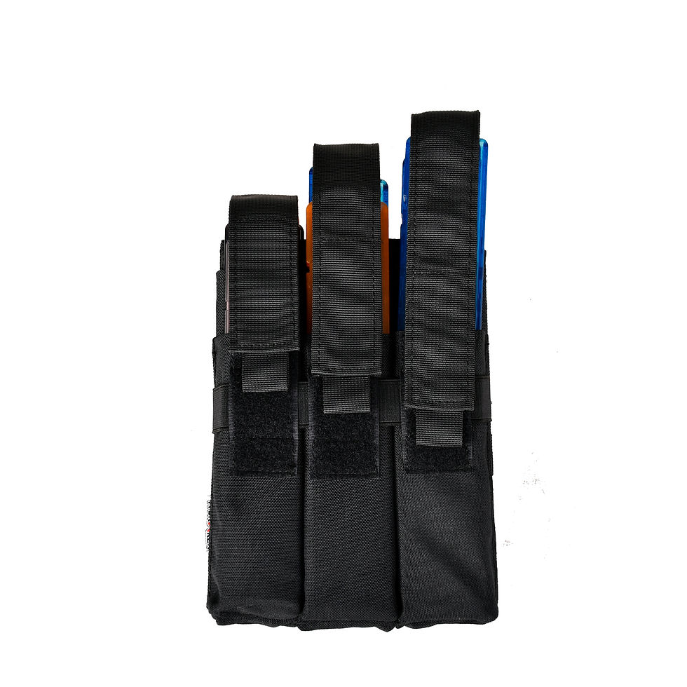 Thumbnail: Worker 2x3 Double Layer Triple Talon Magazine Beltular Pouch