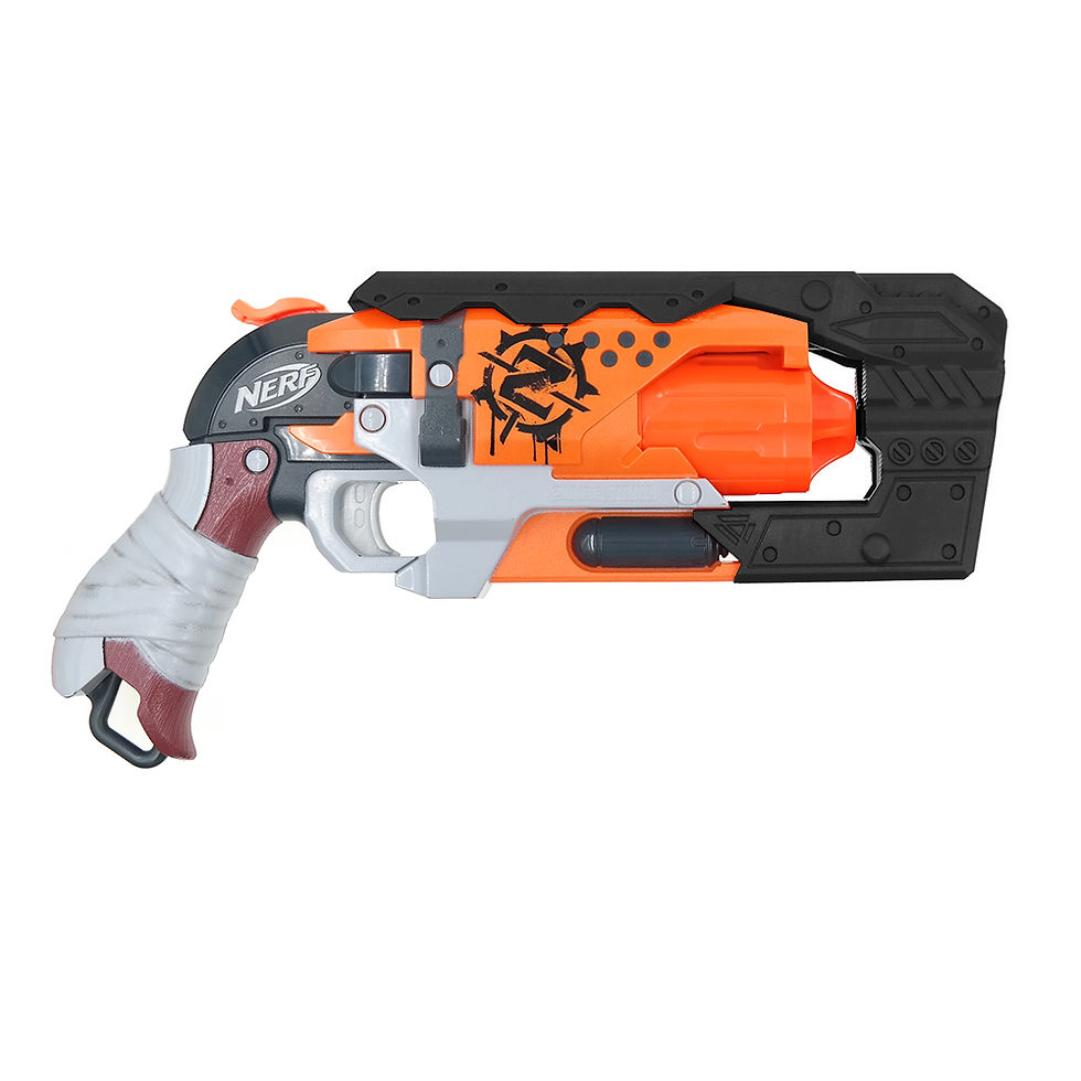 Thumbnail: MaLiang 3D Hades Barrel Mechanicern Style for Nerf HammerShot