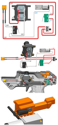 Nur Akhterさん専用 Worker Nightingale Full Auto Pusher Kit | AK Blaster MOD