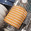 Thumbnail: Minimalist Warmth Orange Cellulose Sponge Cloth (Stripes)